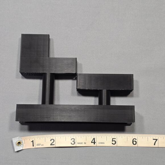 Aqua Hydroponic Aquarium Black Light Risers Staggered Extended Dual Tab 18mm Rim - Picture 9 of 16